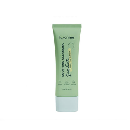 LUXCRIME Soothing Cleansing Sorbet - Cleansing Balm dengan Green Tea Extract 80 ml