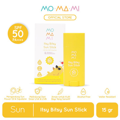 MoMaMi Itsy Bitsy Sun Stick - Stik Tabir Surya 15gr