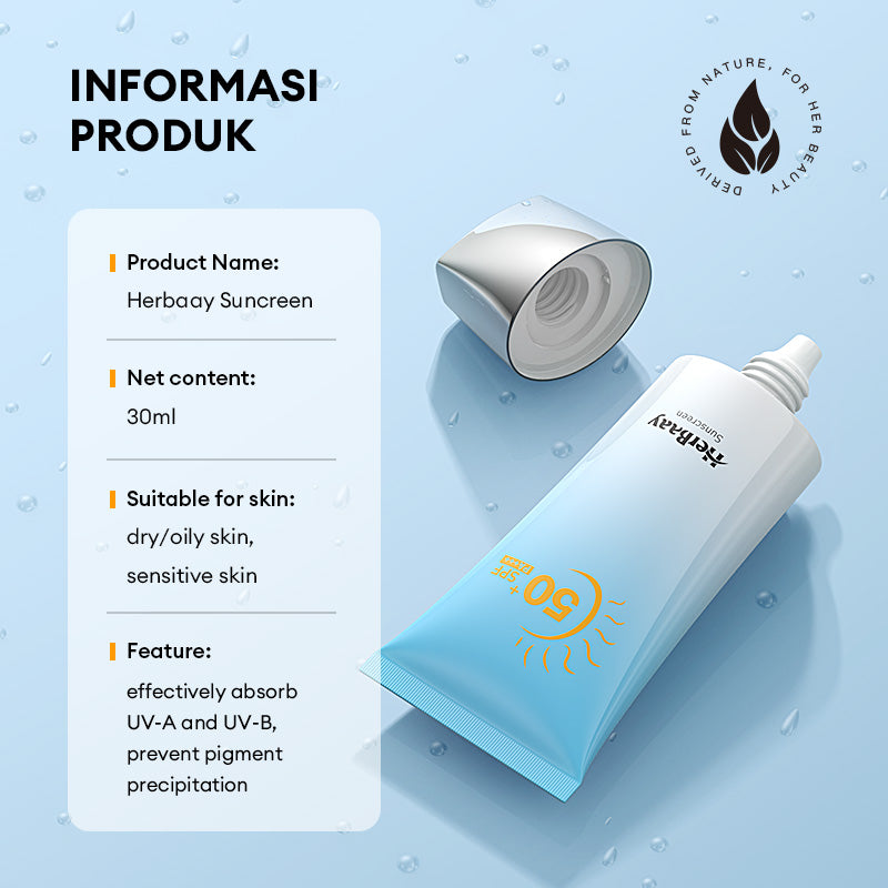 Herbaay Whitening Sunscreen PF50+ PA++++ | 30ml