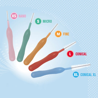 Pierrot Mini Interdental Brush 1.2mm (isi 5) / Sikat Gigi Behel Kawat Gigi Ortho