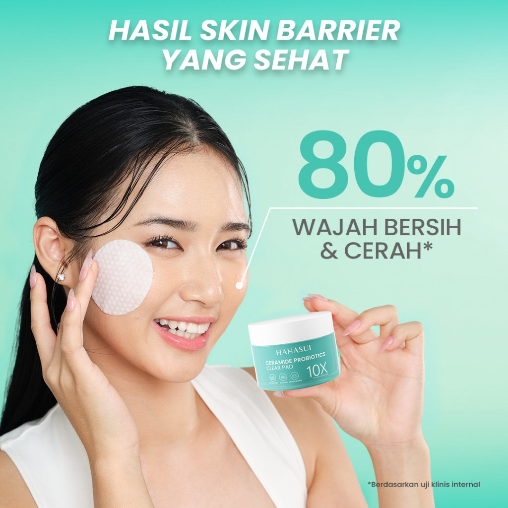 HANASUI Ceramide Probiotics Clear Pad | 80 gr