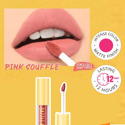 Dazzle Me Velvet Matte Lip Cream - Pink Souffle