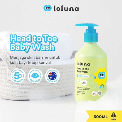 Loluna Head To Toe Baby Wash | 300ml