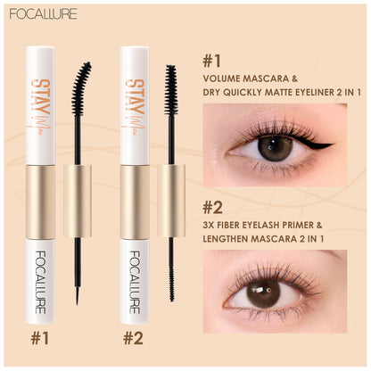 Focallure Waterproof Mascara & Eyeliner 2In1 FA160 #1