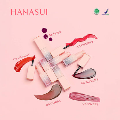 Hanasui Tintdorable Lip Stain - Lip Tint 06 Bloody