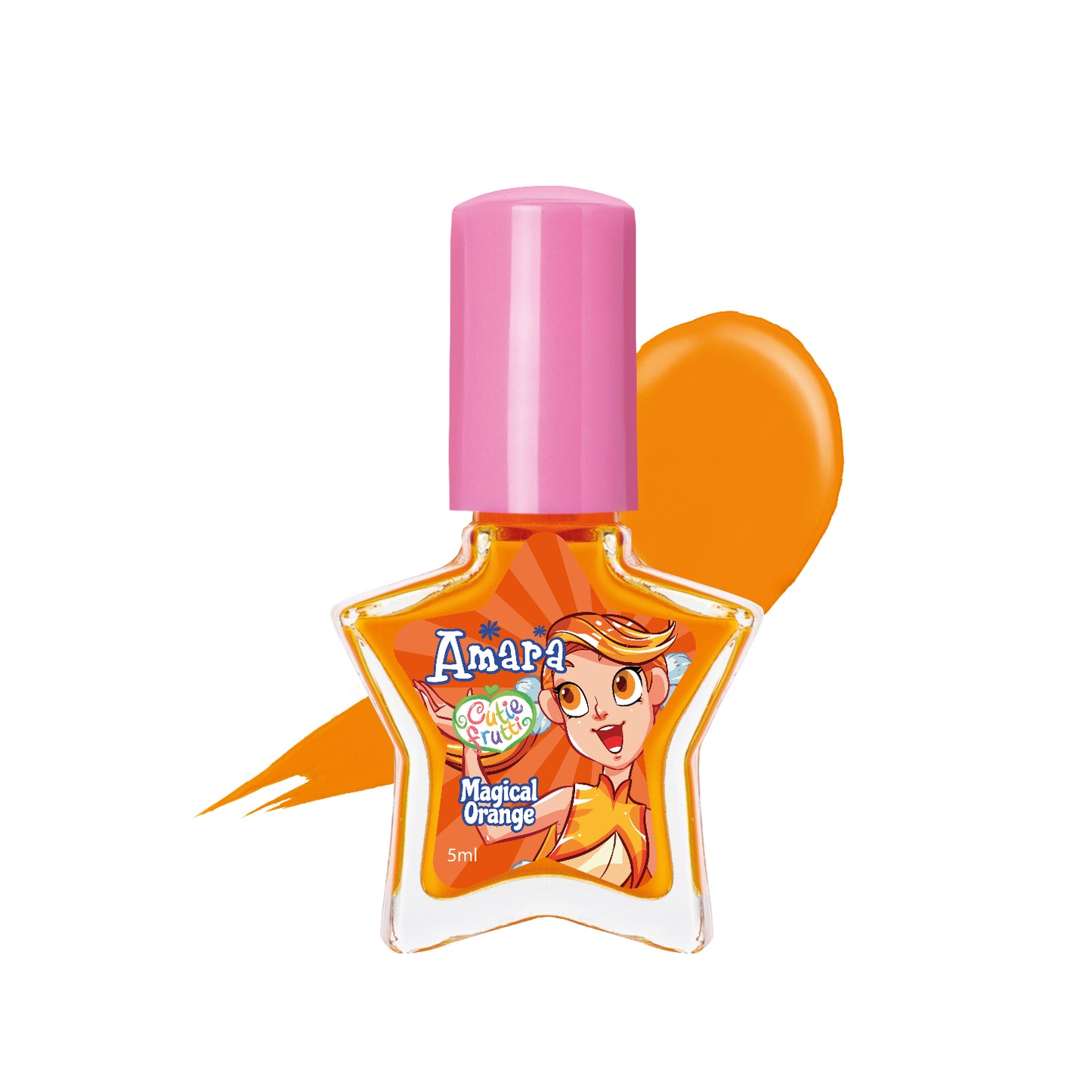 Amara Kids Nail Polish Magical Orange | 5 ml