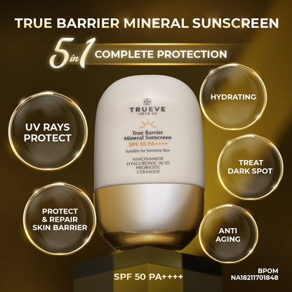 Trueve True Barrier Mineral Sunscreen SPF50+++ | 30 g