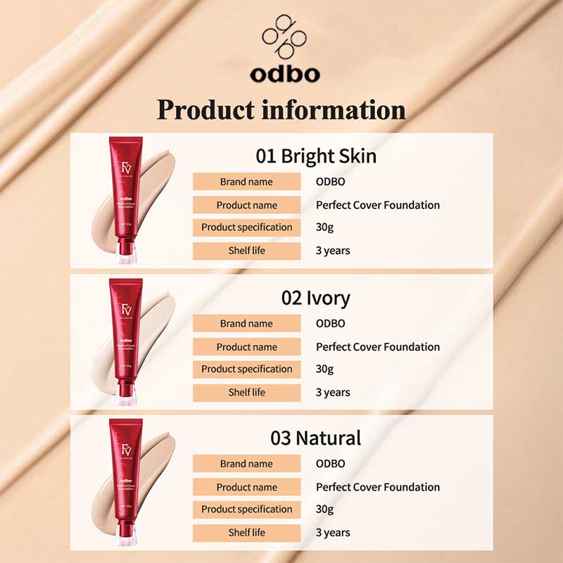 Odbo SK-Forever Perfect Cover Foundation 30g 03-Natural | 30g