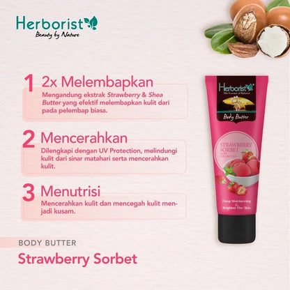 Herborist Butter Strawberry | 80 gr