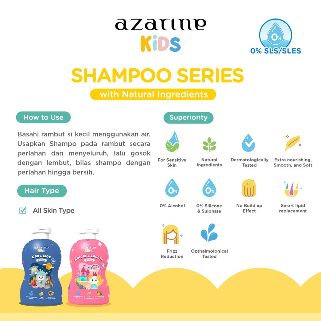 Azarine Kids Magical Smooth Shampoo 300ml