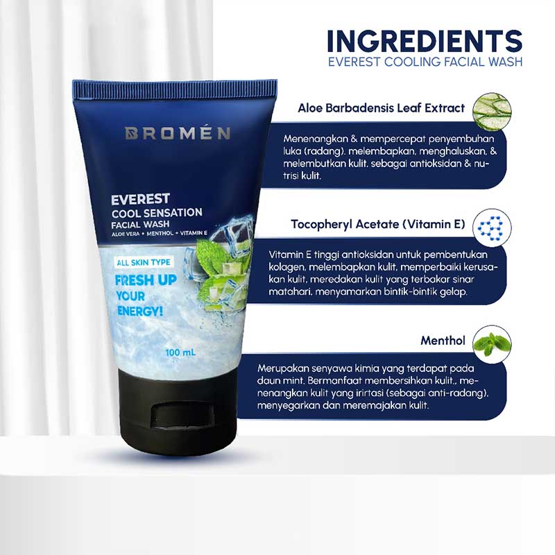 BROMEN Everest Cooling Facial Wash 100ml