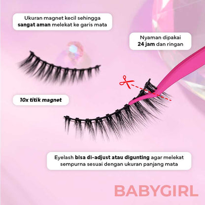 Yvenetic Magnetic Eyelash Babygirl (Natural Series) 0.5g