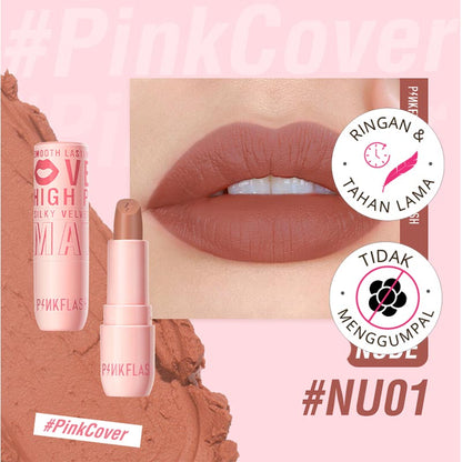 Pinkflash Silky Velvet Lipstick PF-L05 NU01