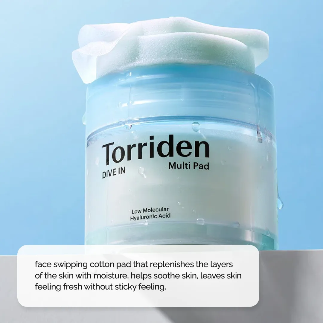 Torriden Dive-In Low Molecular Hyaluronic Acid Multi Pad | 145 ml