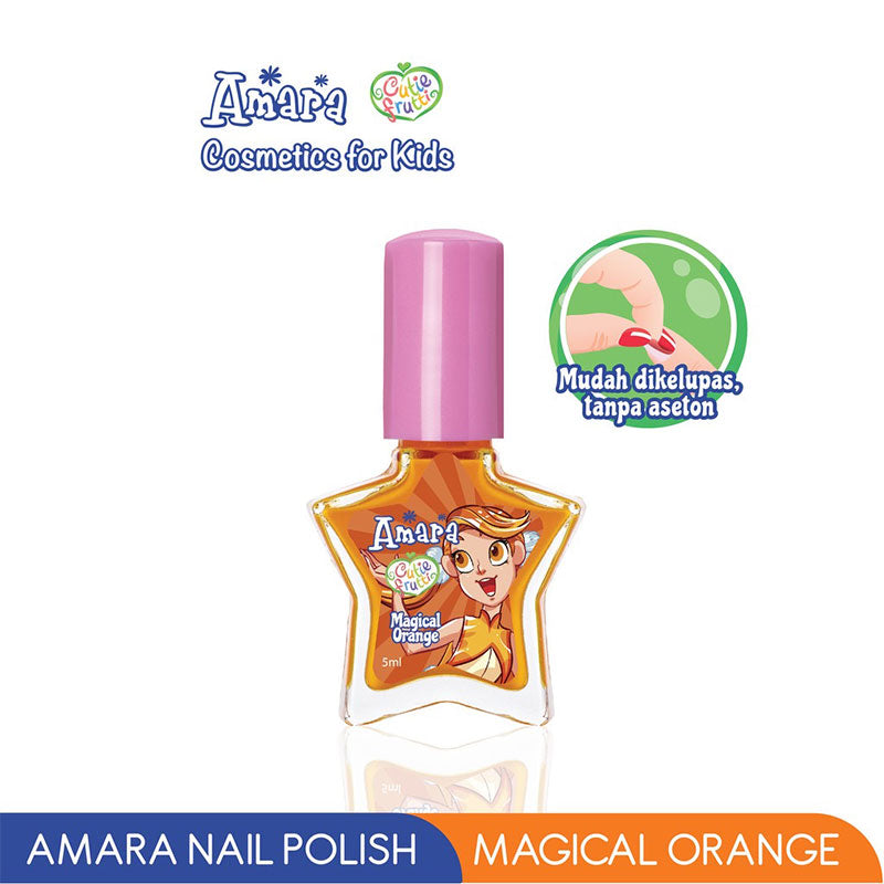 Amara Kids Nail Polish Magical Orange | 5 ml