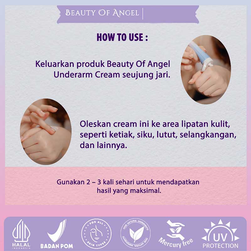 Beauty Of Angel Underarm Cream | 50 g