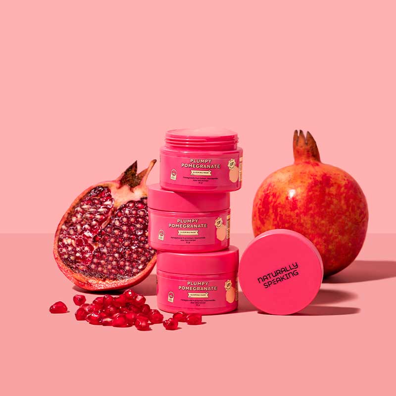 Naturally Speaking Plumpy Pomegranate Sleeping Mask | 30 g