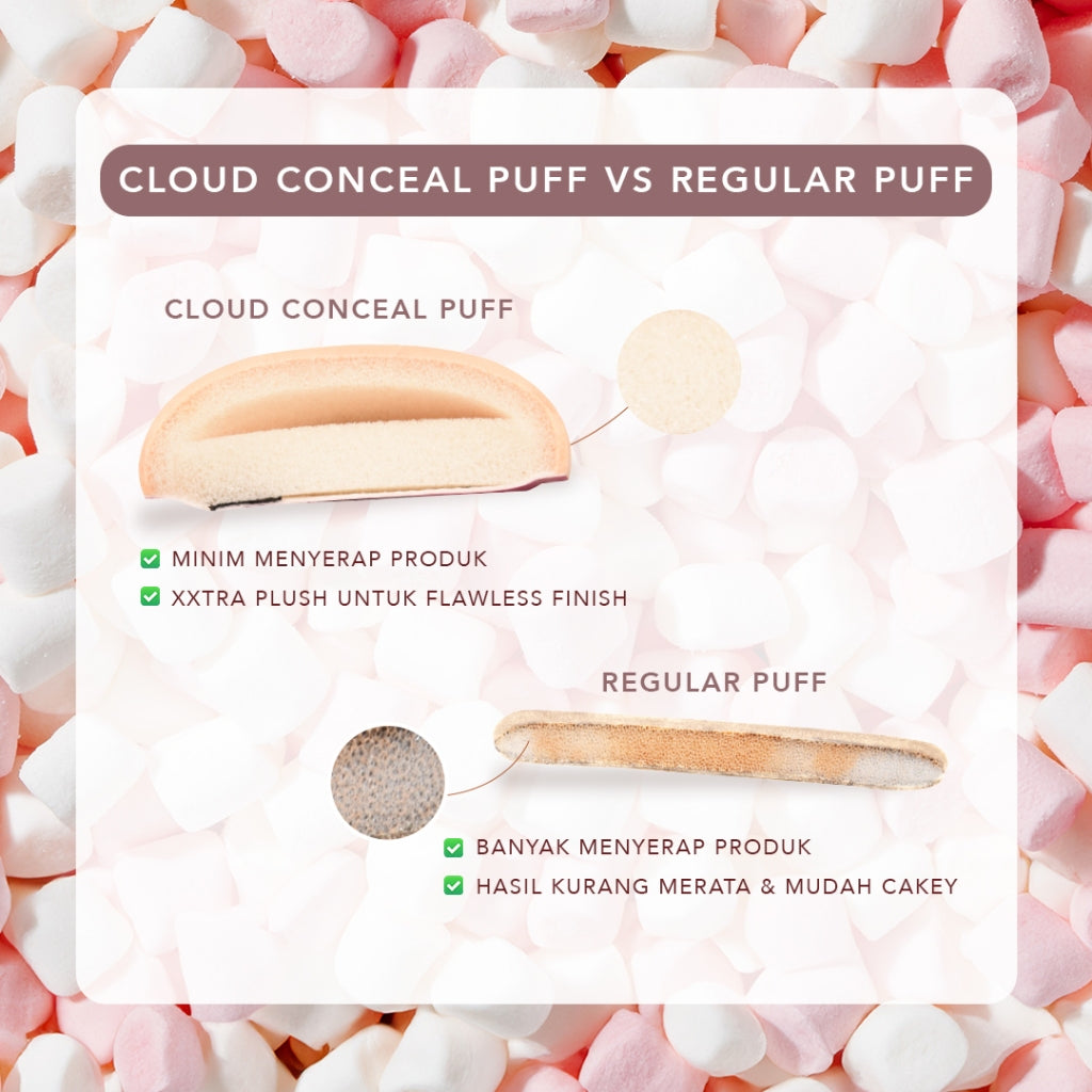 Aeris Beaute Cloud Conceal Puff - Marshmallow Noir