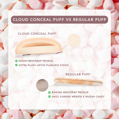 Aeris Beaute Cloud Conceal Puff - Marshmallow Noir