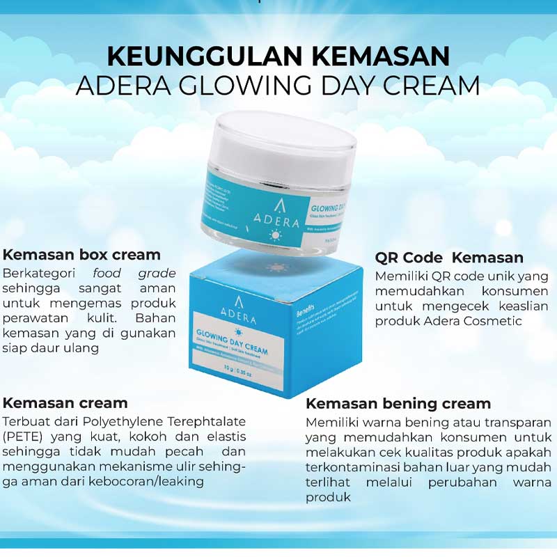 Adera Glowing Krim Pagi | 10gr