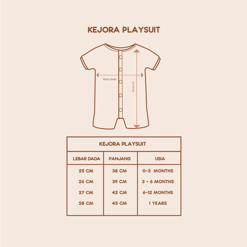 Booyah Baby & Kids Baju Bayi - Kejora Playsuit Banana (0-3 Month)