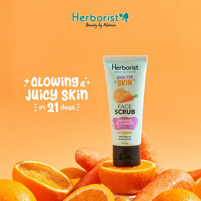 HERBORIST Juice For Skin Face Scrub Orange Carrot 60gr