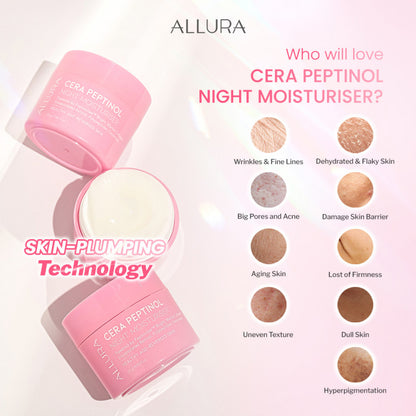 Allura Cera Peptinol Night Moisturiser