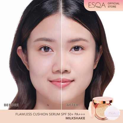 ESQA Flawless Cushion Serum SPF 50+ PA+++ Milkshake 15gr