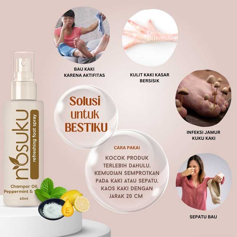 Nosuku Refreshing Foot Spray 60ml