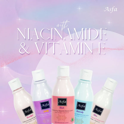 Asfa by Tokyo Night Brightening Body Lotion (Glow) White Mini | 130 ml