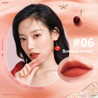 Barenbliss Cherry Makes Cheerful Lip Velvet - 06 Summer Sunset