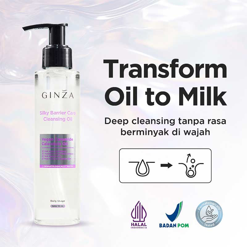 Ginza Silky Barrier Care Cleansing Oil 155ml