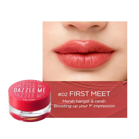 DAZZLE ME 2-in-1 Love Jam Lip Clay 02 First Meet