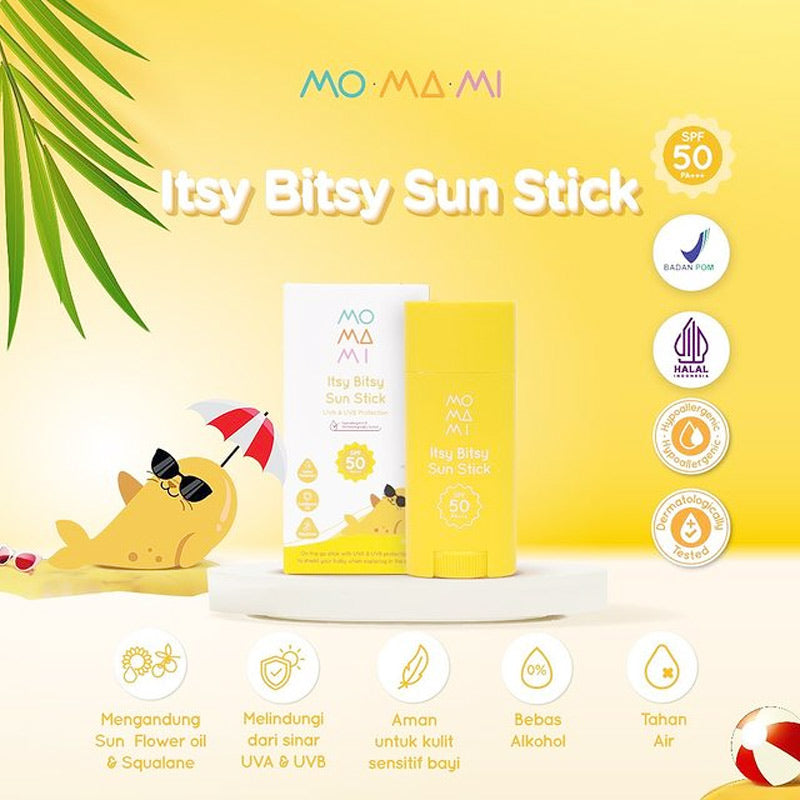 MoMaMi Itsy Bitsy Sun Stick - Stik Tabir Surya 15gr