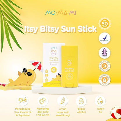 MoMaMi Itsy Bitsy Sun Stick - Stik Tabir Surya 15gr