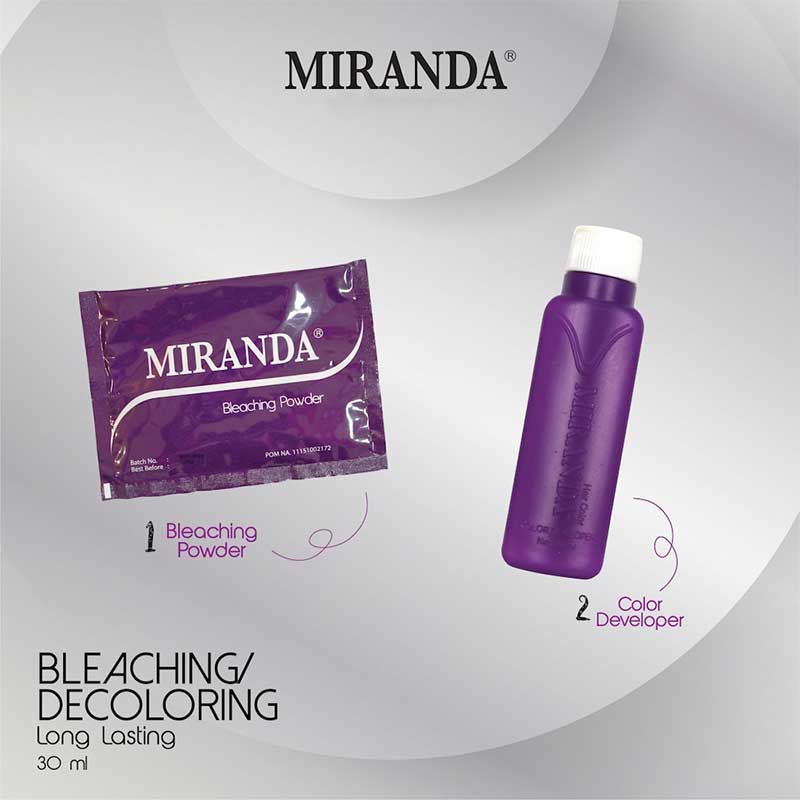 Miranda Hair Color (Cat Rambut Permanen) MC6 Bleaching | 30ml