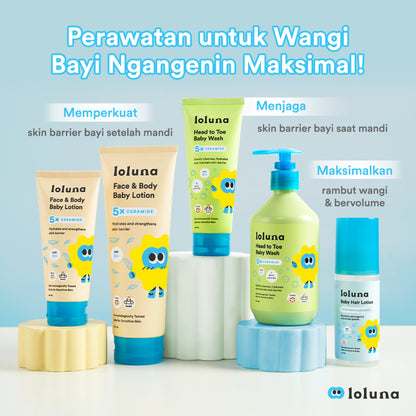 Loluna Face & Body Baby Lotion 5x Ceramide | 80ml