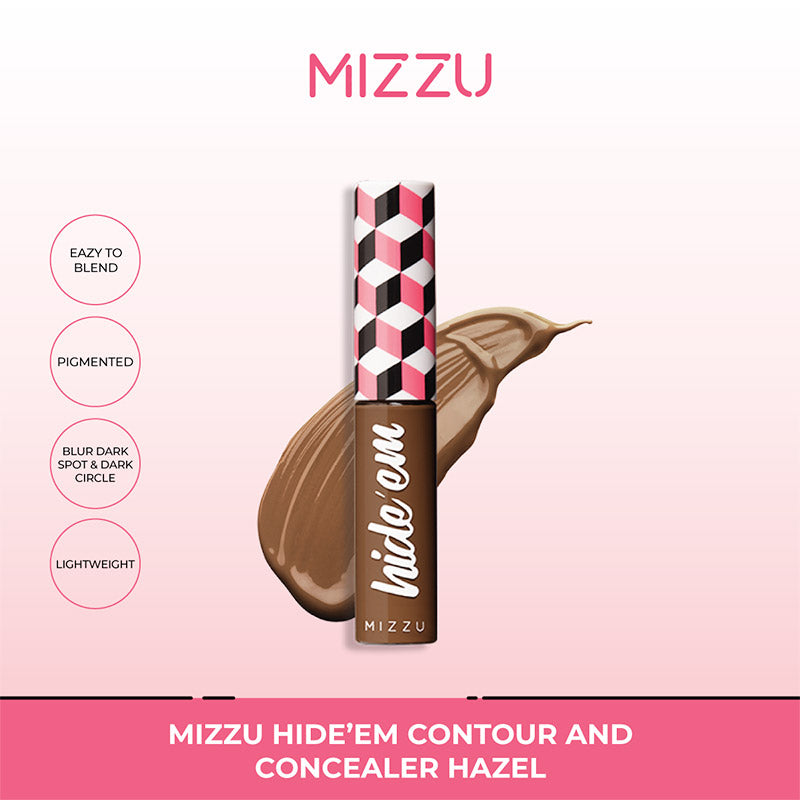 Mizzu Hide'em Contour And Concealer - Hazel | 7.5gr