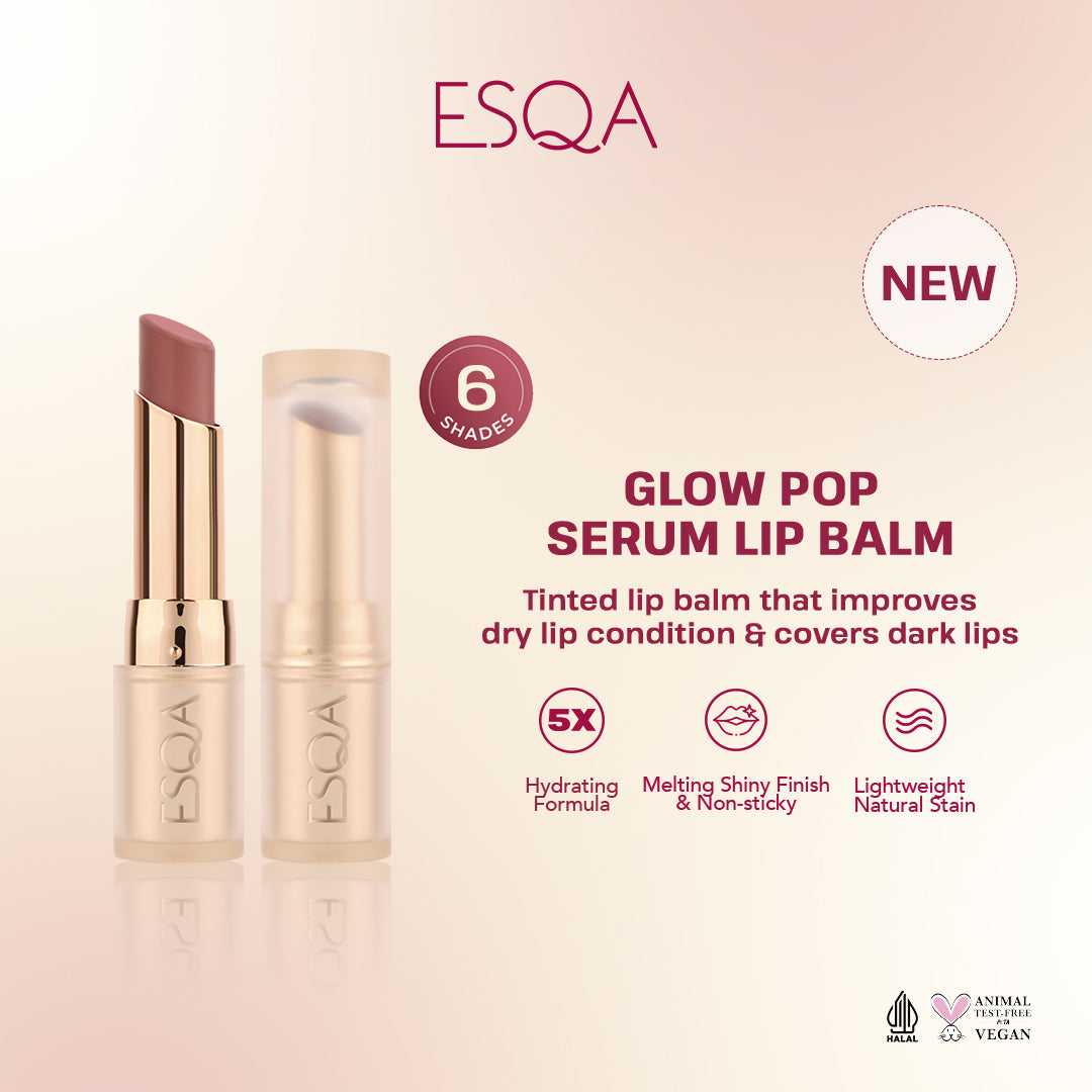 ESQA Glow Pop Serum Lip Balm - Date Night 3gr