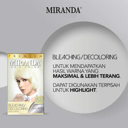 Miranda Hair Color (Cat Rambut Permanen) MC6 Bleaching | 30ml