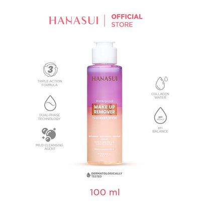 Hanasui Waterproof Make Up Remover + Collagen Water | 100 ml