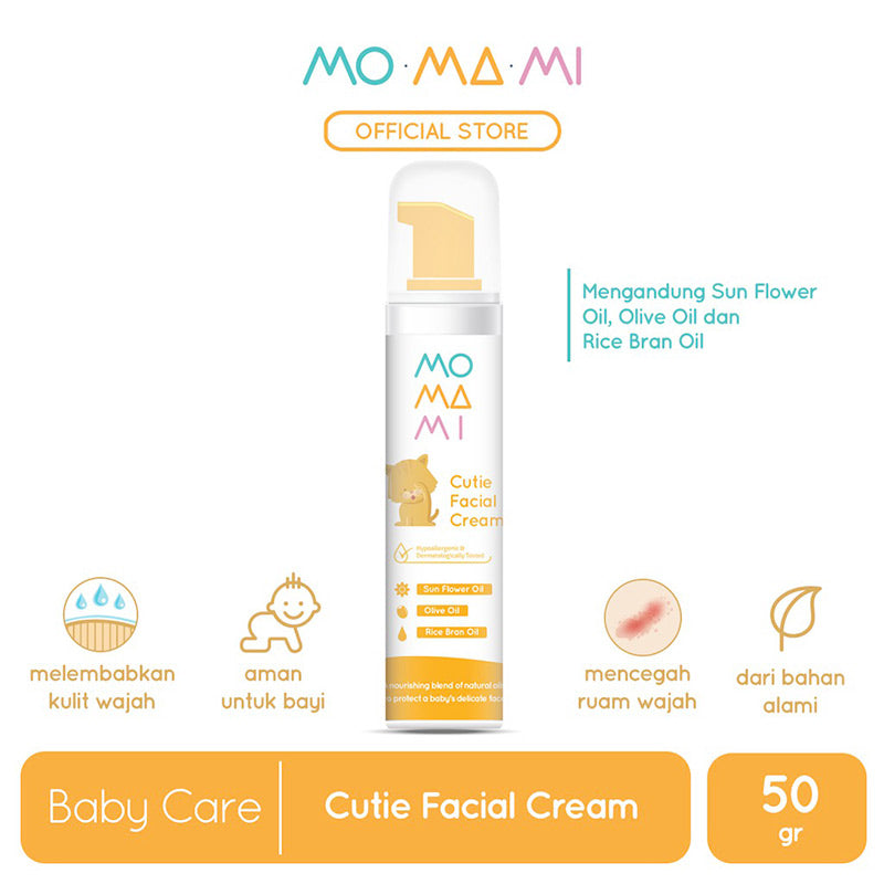 MoMaMi Baby Cutie Facial Cream - Lotion & Cream Bayi 50gr