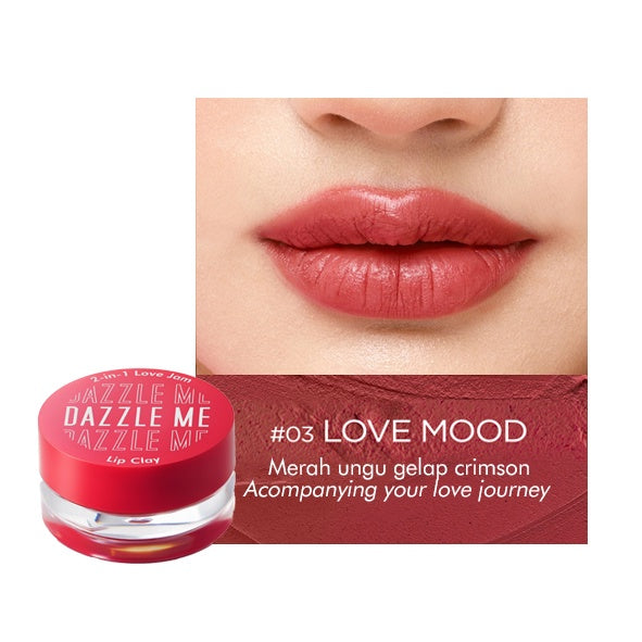 DAZZLE ME 2-in-1 Love Jam Lip Clay 03 Love Mood