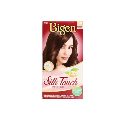 Bigen Silk Touch Cream Color 5N Natural Brown | 20g