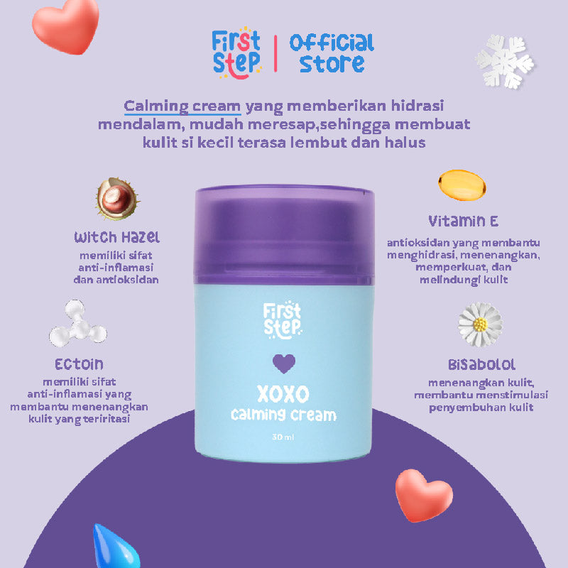 First Step Lotion Bayi & Pelembab Bayi - X.O.X.O Calming Cream | 30ml