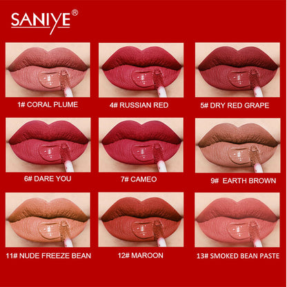 SANIYE Non-stick Lip matte Gloss L1181 13#