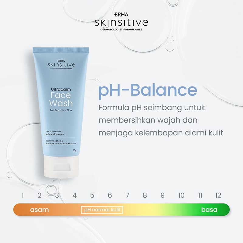 ERHA Skinsitive Ultracalm Face Wash 80 gr