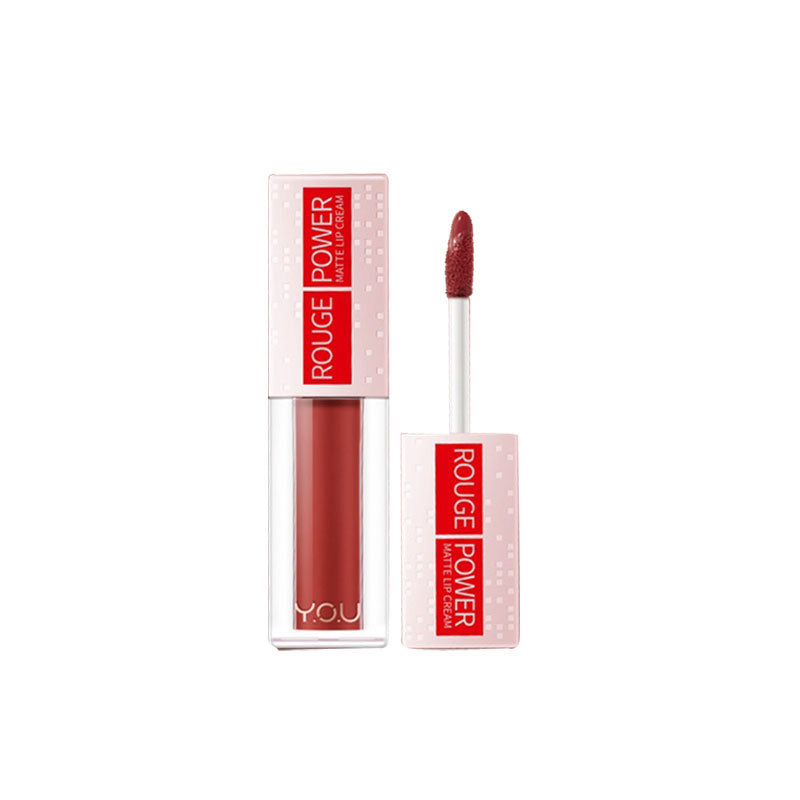 Y.O.U Rouge Power Matte Lip Cream R565 Alert