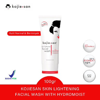 KOJIE SAN Skin Lightening Facial Wash With Hydramoist | 100 gr