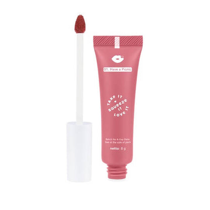 Emina Squeeze Me Up Lip Matte - 01 Have A Picnic | 6.5 gr